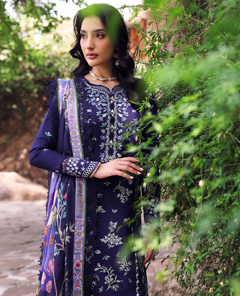 MARIA B Winter 2026 | Dhanak 3PC Heavy Embroidered Ensemble