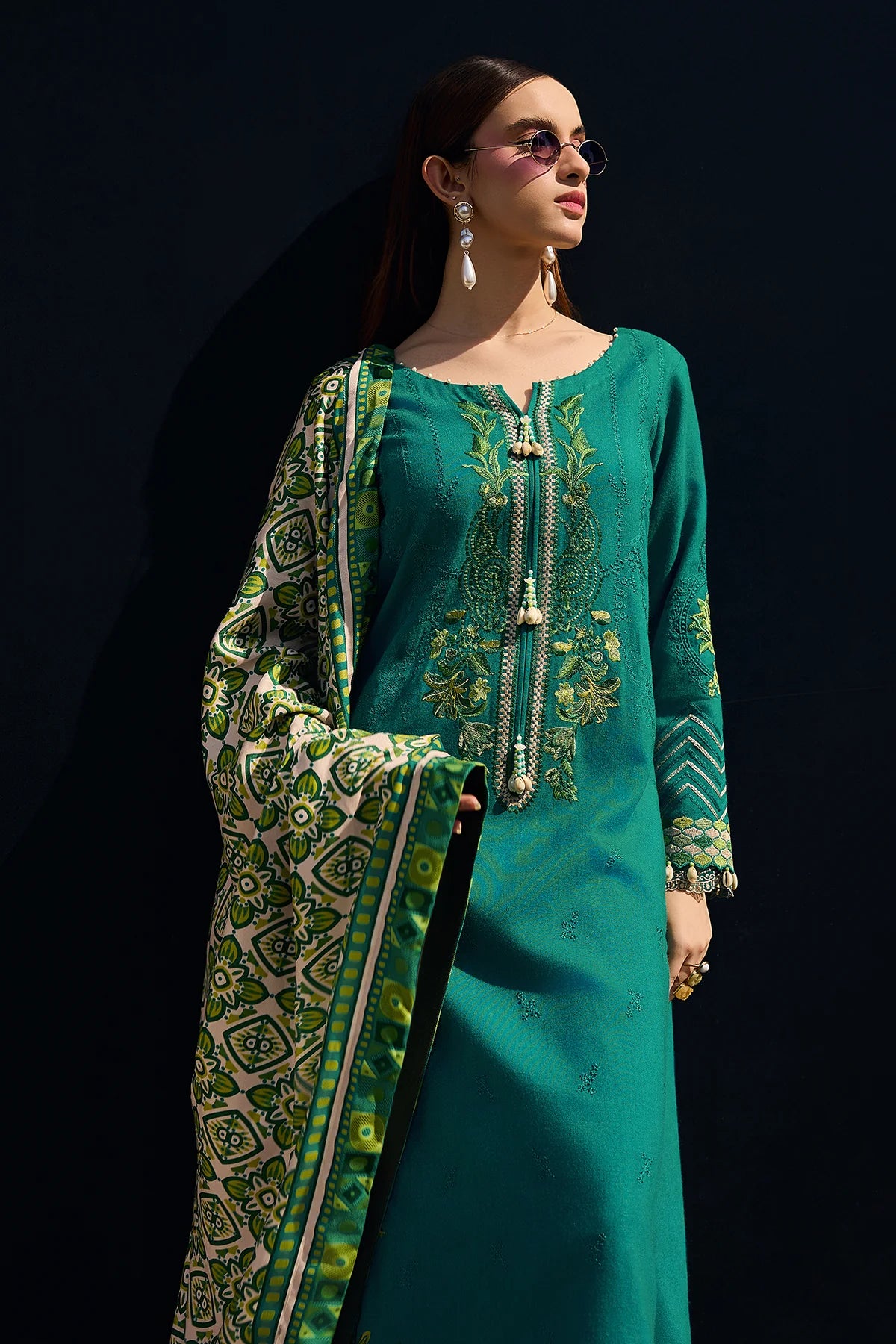 3-pc Unstitched Wool Shawl Collection