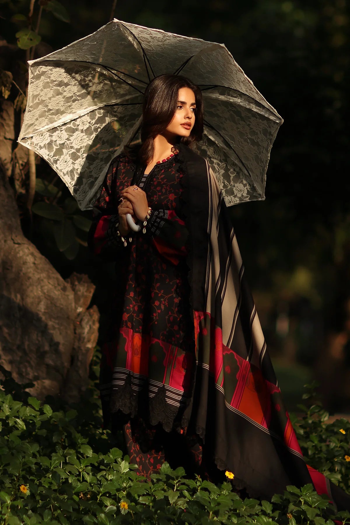 3-PC Unstitched Embroidered Linen Collection